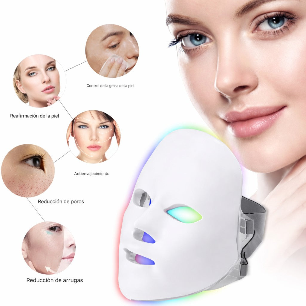 Mascara facial led