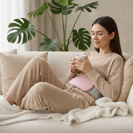 Cinturón calefactado para dolores menstruales y cólicos