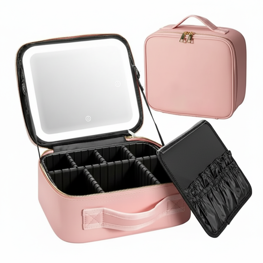 Organizador de Maquillaje con Espejo LED