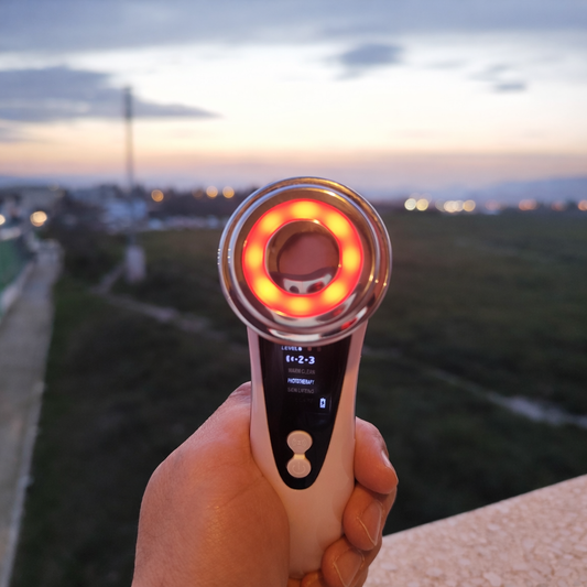 Masajeador Facial 4 en 1 con Radiofrecuencia